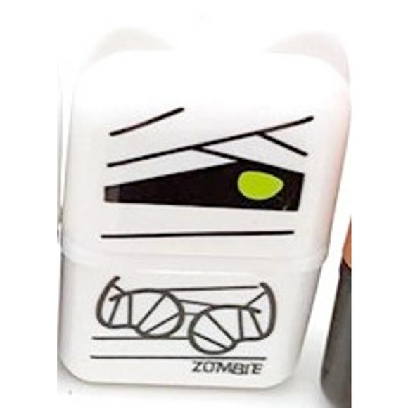 Japanese Cookie w/Mustache BTS Black Gel Roller Ball Ink Pen 9 pc Set - Picture 6 of 7